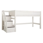 Lifetime Halfhoogslaper Met Trapkast Whitewash