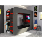 Hoogslaper Gamingbed The Cube 5030 - 90x200 van PS Slapen