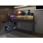 Hoek gaming bureau Wortex Shadow Grey van Parisot – EAN 3170720625122.