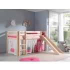 Halfhoogslaper met glijbaan en tent in princess thema van PS Slapen