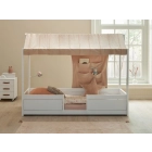 Lifetime 4 in 1 bed dakconstructie Essence - Peach