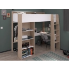 Hoogslaper Shelter Wit en Eiken - 3480940299936 - Parisot - PS Slapen.