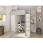 Hoogslaper met kledingkast en bureau_PSSlapen