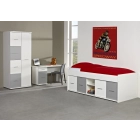 Kajuitbed Mix in witte afwerking van PS Slapen