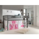 Pino_Halfhoogslaper_Grijs_met speelgordijn Princess