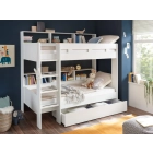 Stapelbed_WIt_Jusa_zijaanzicht met open bedlade_PSSlapen