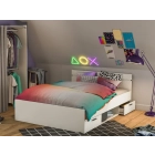 Wit twijfelaarbed Michigan 140x200 CBA EAN 3397704717073 PS Slapen.