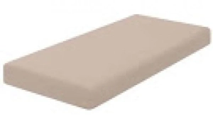 Hoeslaken - twijfelaar taupe 120x200