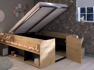 Travelbed met opbergruimte PS Slapen opgeklapt - EAN 3480940293309.