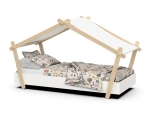 Kinderbed Lodge Wit 90x200 Tipibed compleet opgemaakt