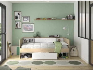 Tienerbed met opberglade 90x200_Alicia van PS Slapen